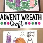 Advent Wreath Rip Art Craft | Christmas Craft | Christmas Crafts For   Free Printable Advent Wreath