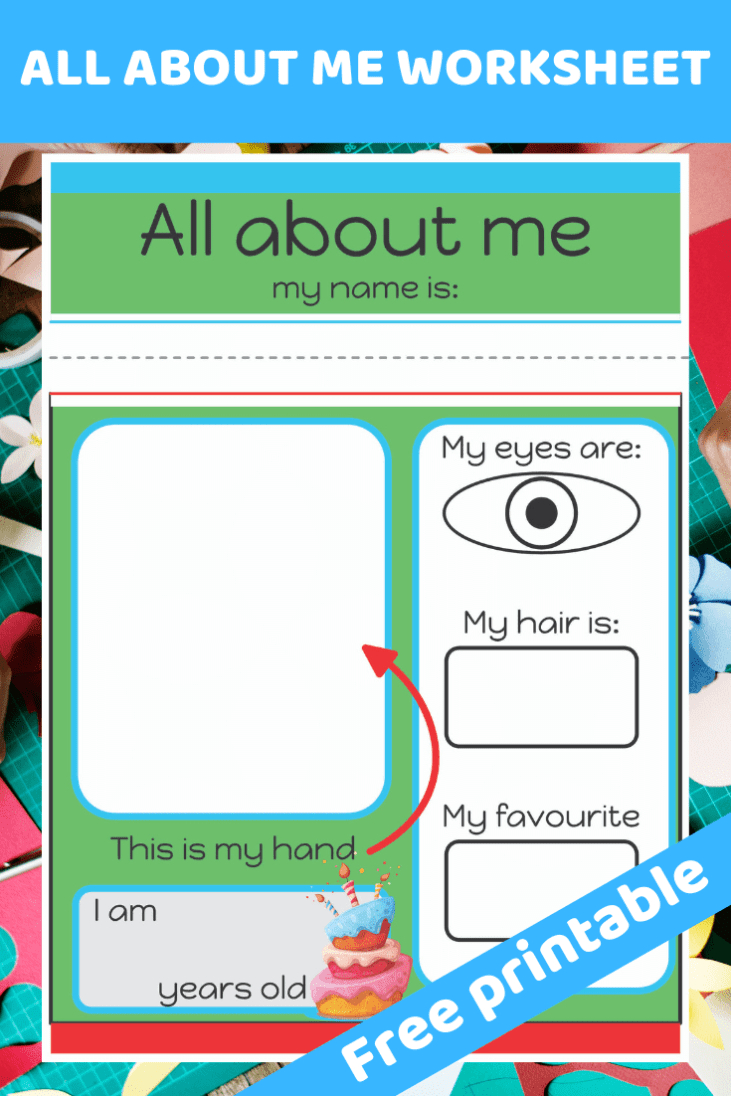 All About Me Preschool Worksheet | My Body | All About Me Preschool - God Made Me Free Printable