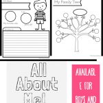 All About Me Worksheet: A Printable Book For Elementary Kids   Free Printable Books For Kindergarten