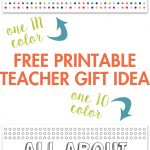 All About My Teacher Free Printable   Yellow Bliss Road   All About My Teacher Free Printable