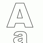 Alphabet Letter A Coloring Page   A Free English Coloring Printable   Free Alphabet Coloring Printables