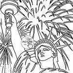 American Statue Of Liberty   Fourth Of July Coloring Page For Kids   Free Printable 4Th Of July Coloring Pages