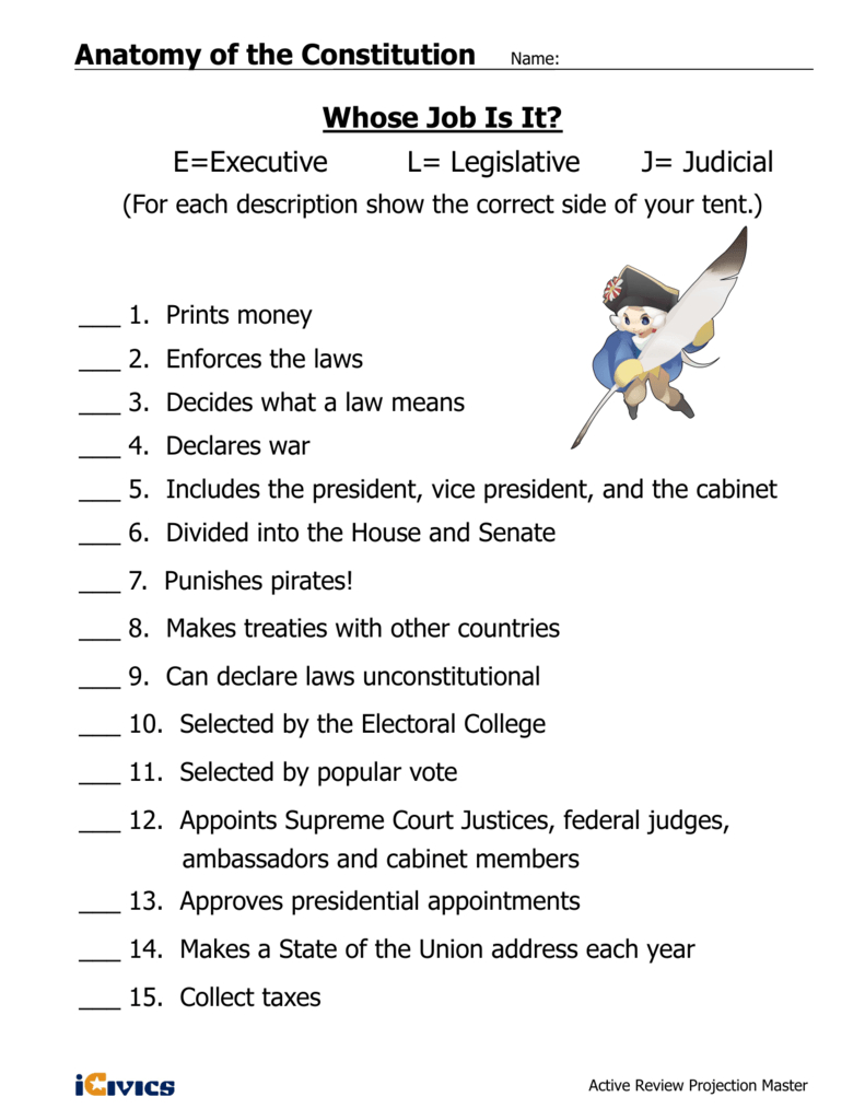 Free Printable Us Constitution Worksheets Free Printable Printable Version Of The Us 