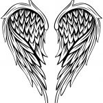 Angel Wings Tattoo Coloring Page | Free Printable Coloring Pages   Angel Wings Template Printable Free