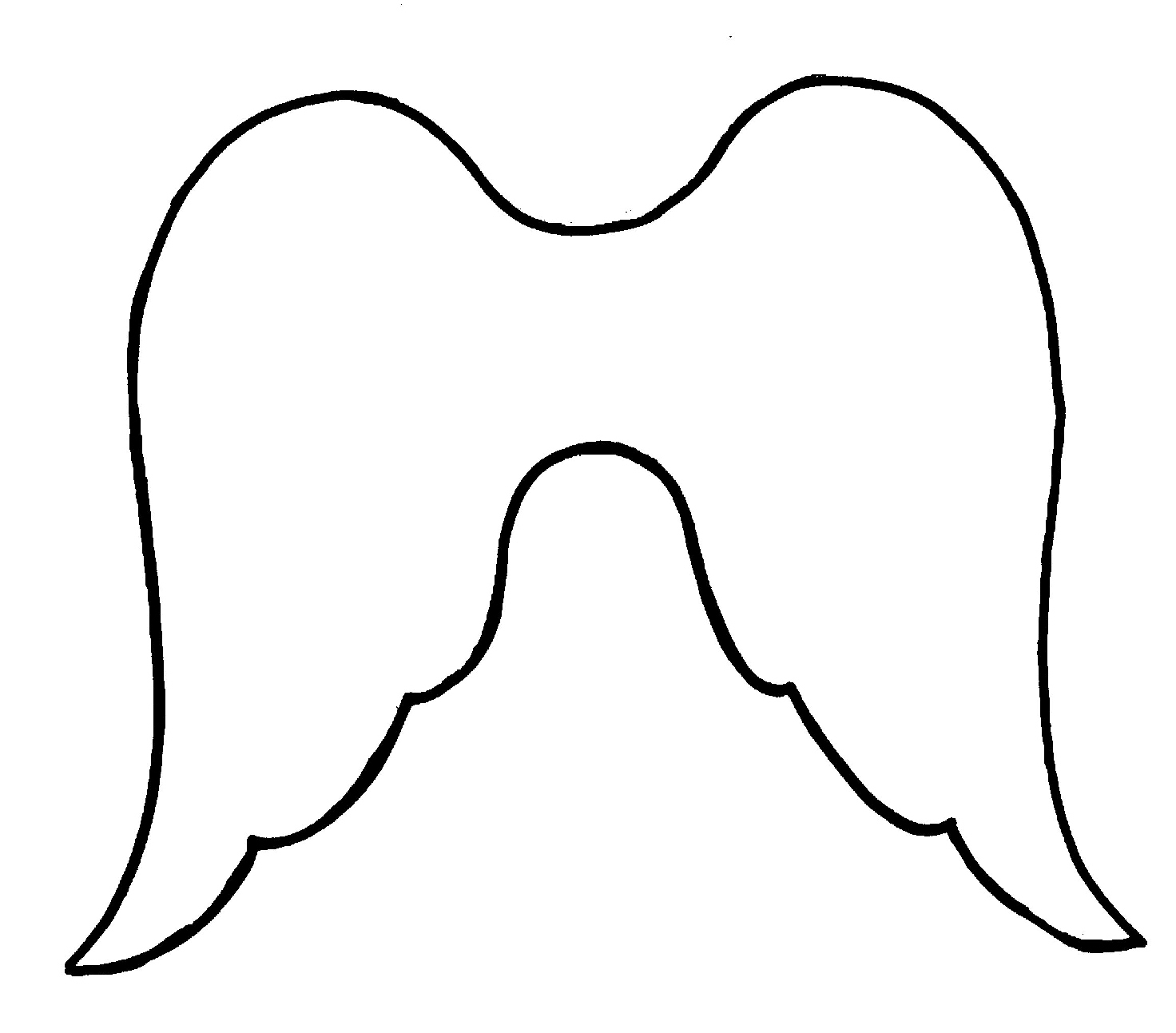 Free Printable Angel Wings Template