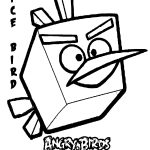 Angry Birds Printables | Angry Birds Space Ice Bird Kids Coloring   Free Printable Angry Birds Space Coloring Pages