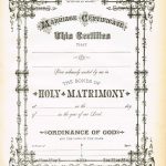 Antique Certificate Of Marriage Printable | English Wedding Project   Free Printable Keepsake Marriage Certificates