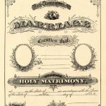 Antique Ephemera Clip Art   Printable Marriage Certificate | Free   Free Printable Keepsake Marriage Certificates