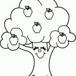 Apple Tree Coloring Page   Coloring Pages For Kids   Tree Coloring Pages Free Printable