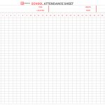 Attendance Sheet Template –Free Printable Daily Monthly Attendance Excel   Free Printable Attendance Sheets