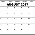 August 2017 Calendar   Printable Monthly Calendar #august2017 #calendar   Free Printable August 2017