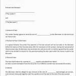 Awesome Free Loan Agreement Template Uk | Best Of Template   Free Printable Blank Loan Agreement