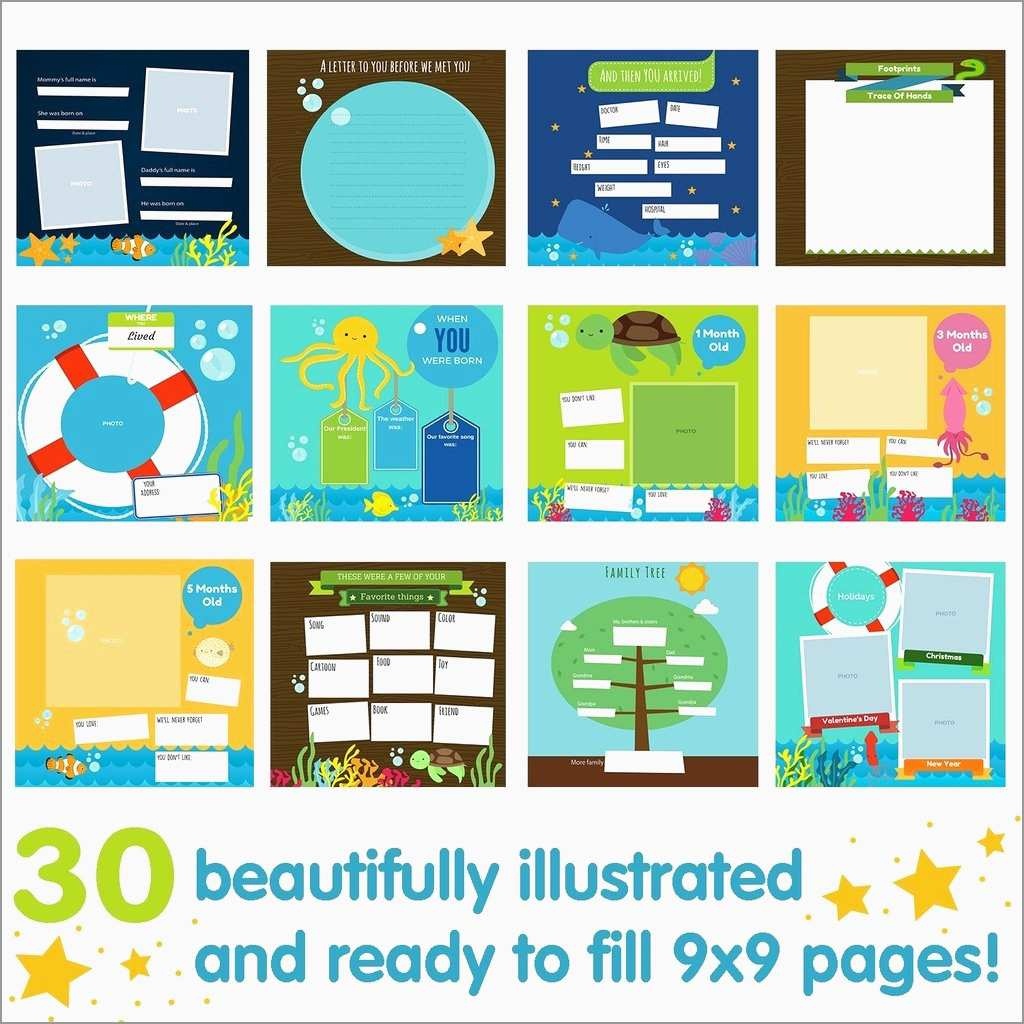 Awesome Free Printable Memory Book Templates | Best Of Template - Free Printable Baby Memory Book