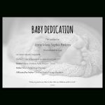 Baby Dedication Certificate Template For Word [Free Printable]   Free Baby Dedication Certificate Printable
