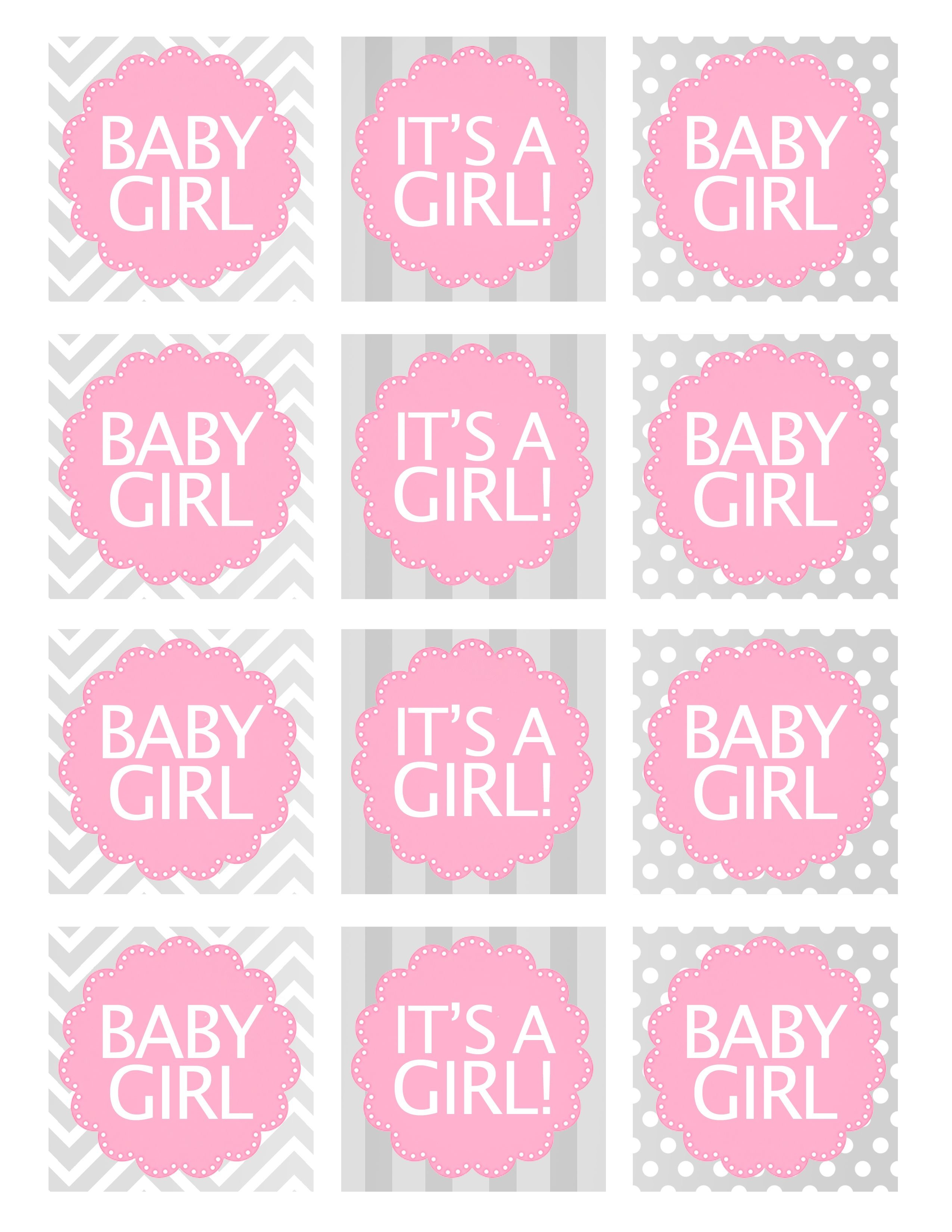 Baby Girl Shower Free Printables | Baby Shower Ideas | Baby Shower - Free Printable Baby Shower Labels And Tags