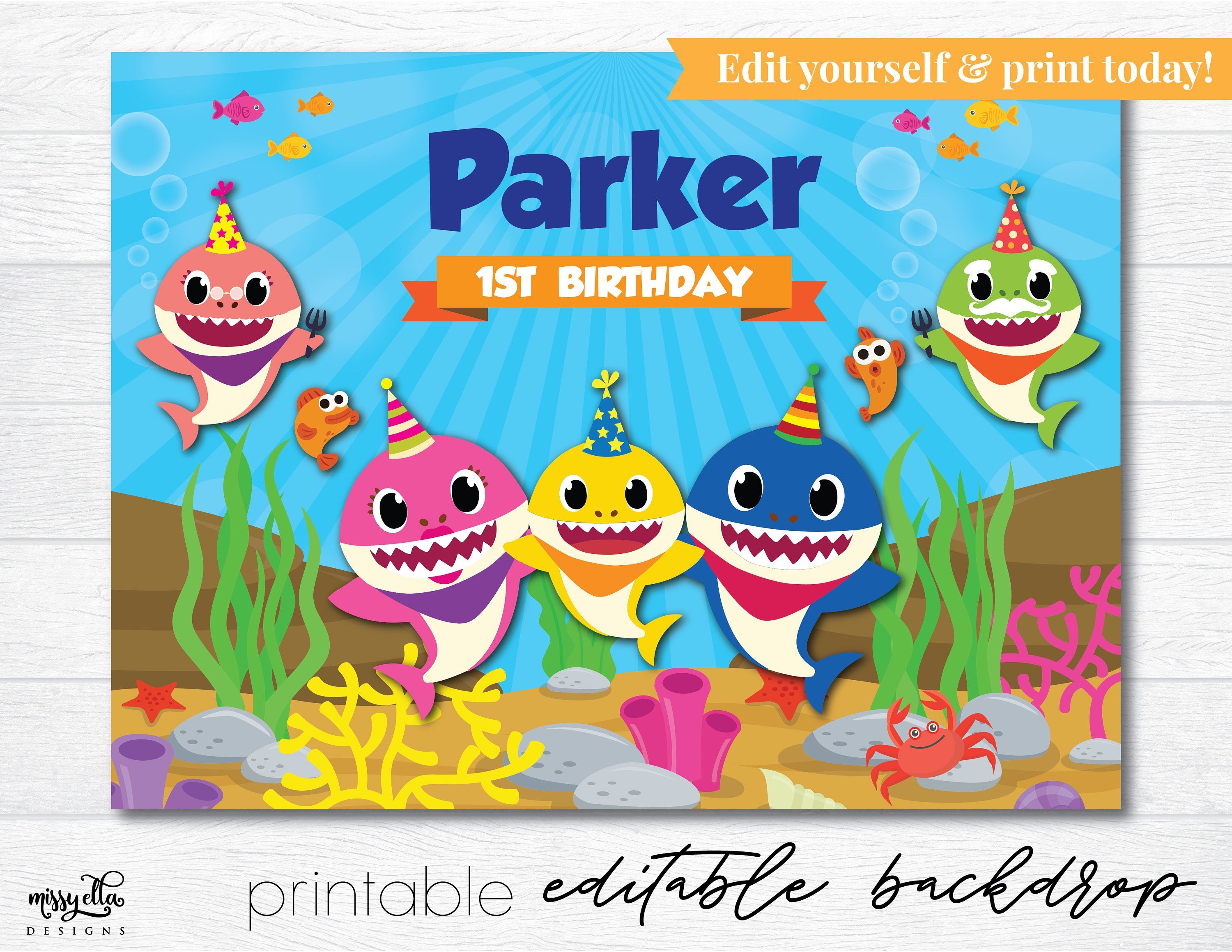 Free Baby Shark Printables Free Printable