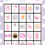 Baby Shower Bingo Cards   Free Printable Baby Shower Bingo For 50 People