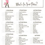 Baby Shower Games | Printable Baby Shower Game What's In Your Purse   Free Printable Baby Shower Game What&#039;s In Your Purse