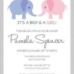 Baby Shower Invitations For Twins Free Printable | Party Invitation   Free Printable Baby Shower Cards Templates