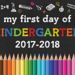 Back To School Free Printable Chalkboard Signs | School | School   First Day Of Kindergarten Free Printables