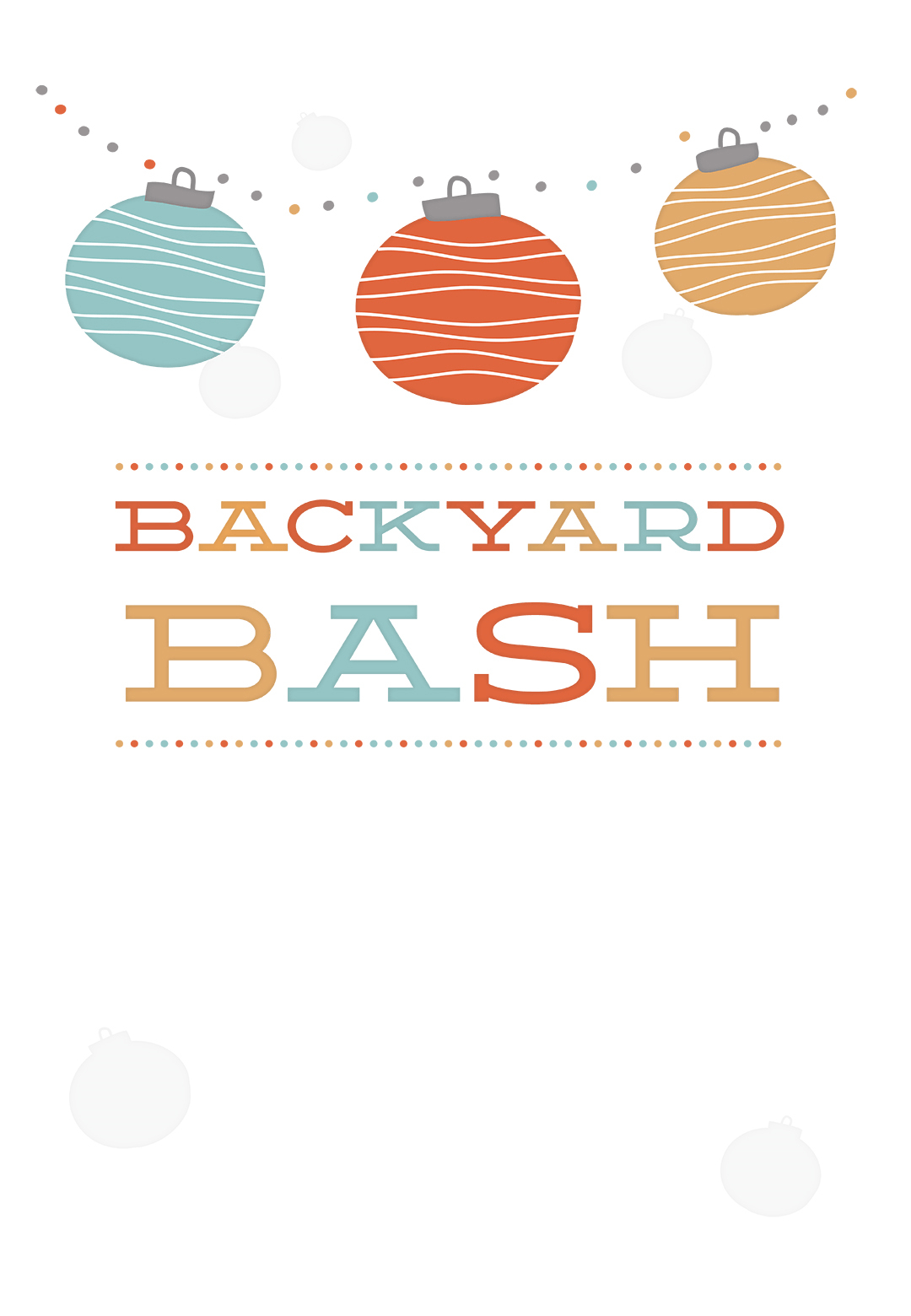 Backyard Bash - Free Printable Party Invitation Template | Greetings - Greetings Island Free Printable Invitations