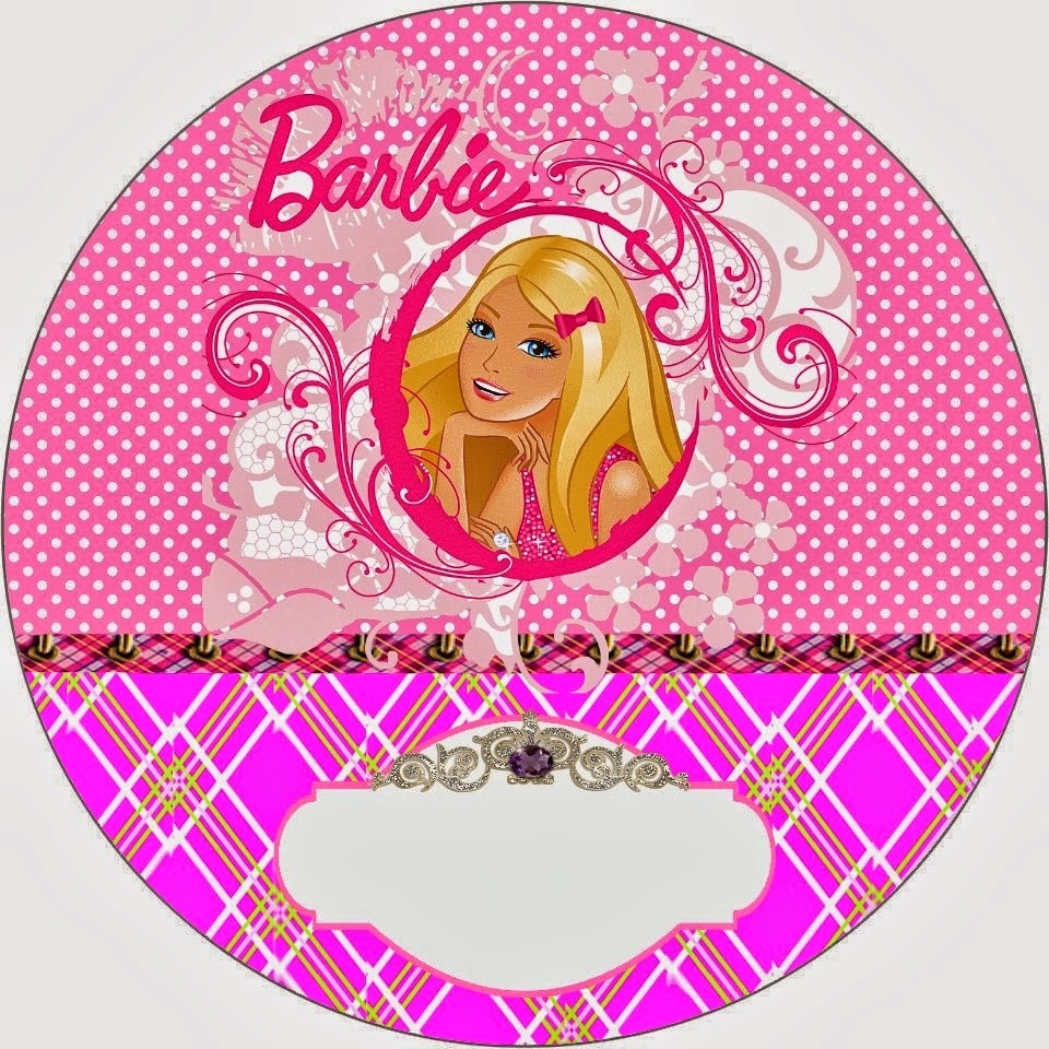 Barbie Princess Charm School: Free Printable Invitation And Candy - Free Printable Barbie Cupcake Toppers