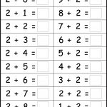 Basic Addition Facts – 8 Worksheets / Free Printable Worksheets   Free Printable Math Addition Worksheets For Kindergarten