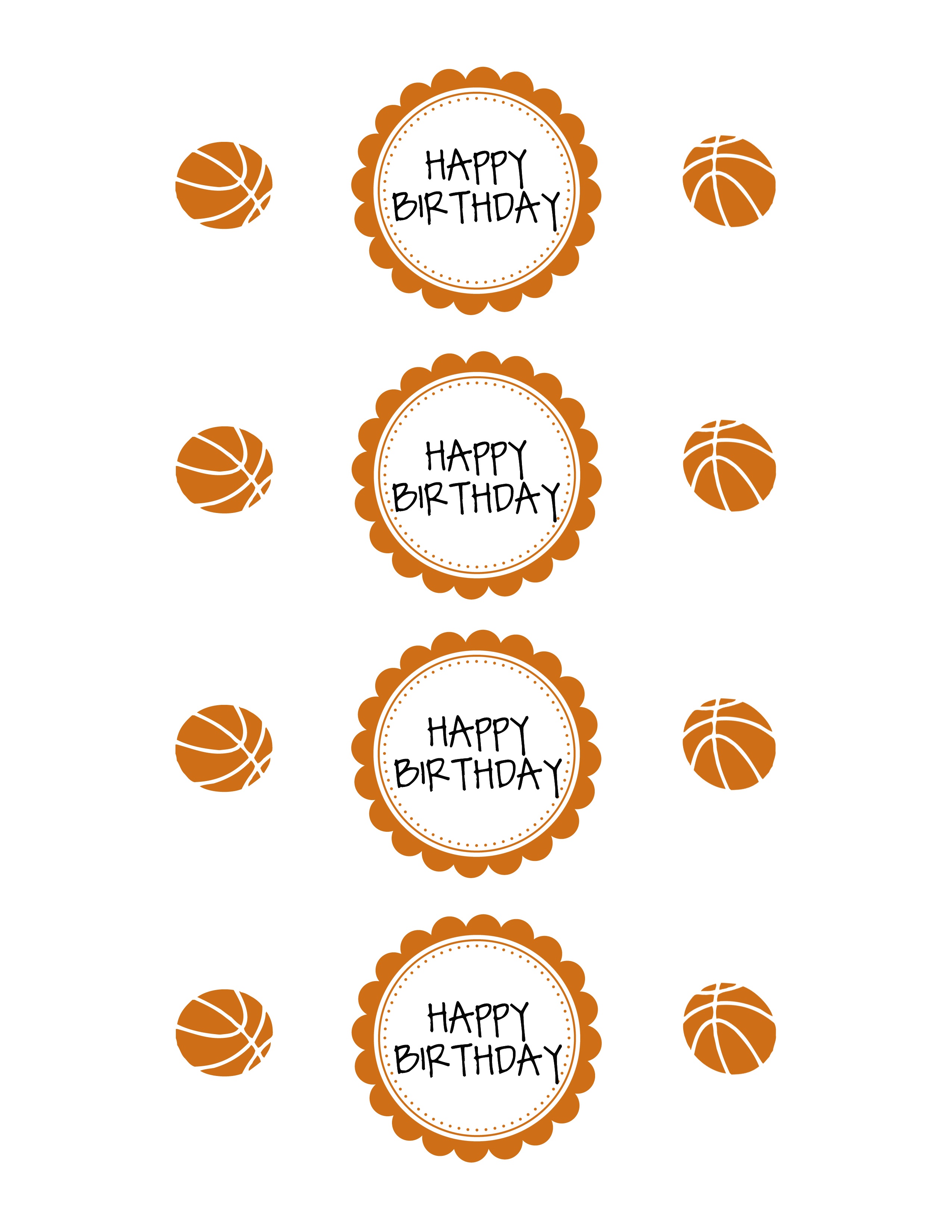 Basketball Party Printable Pack | | Sportsmomsurvivalguide - Free Printable Basketball Labels