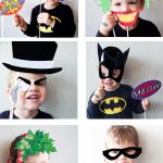 Batman Party With Free Photobooth Mask + Prop Printables | Party   Free Printable Superhero Photo Booth Props