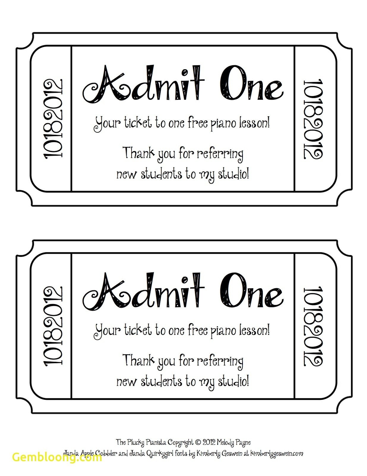 free printable admit one invitations free printable