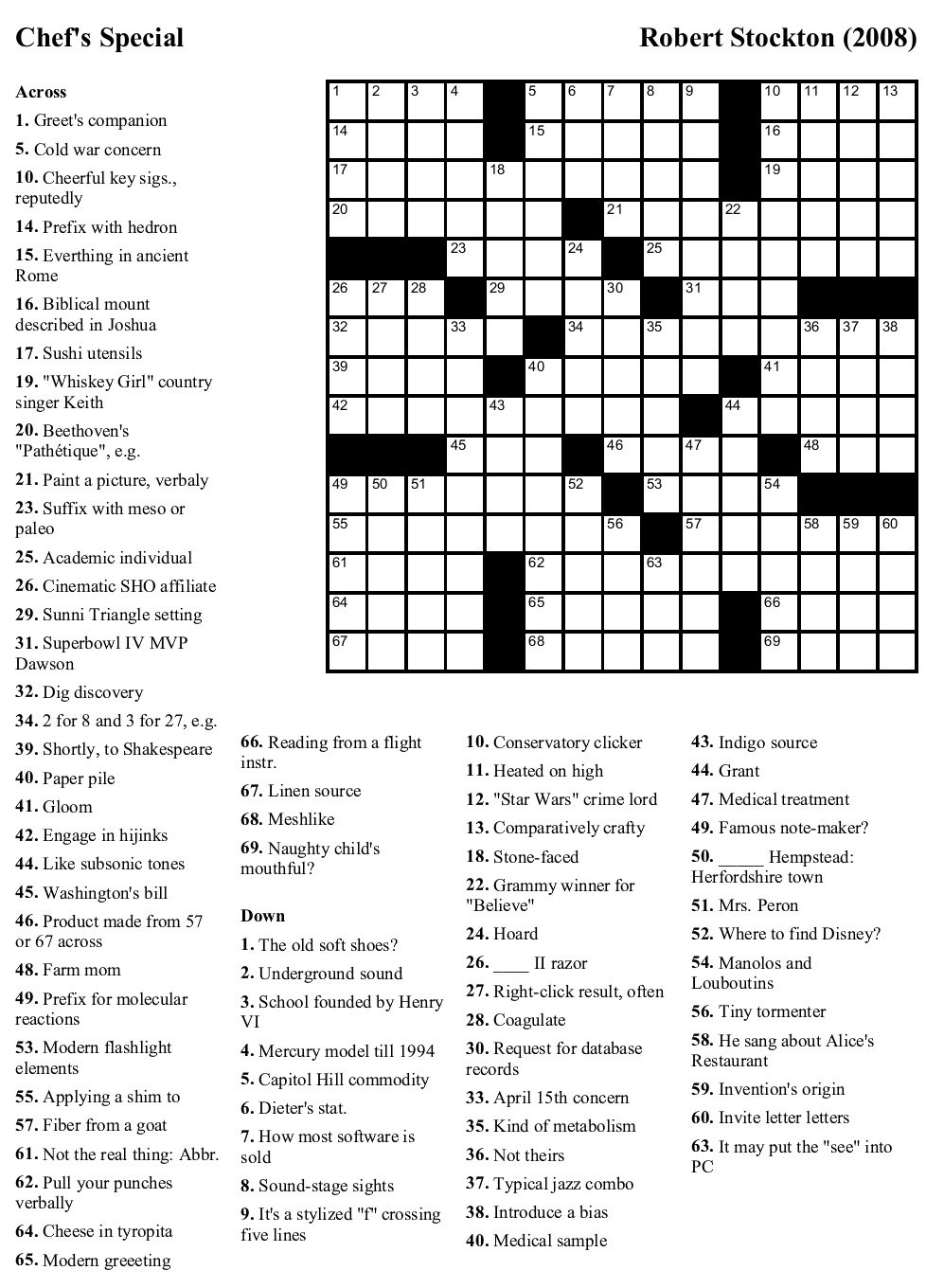 Beekeeper Crosswords - New York Times Crossword Printable Free Monday
