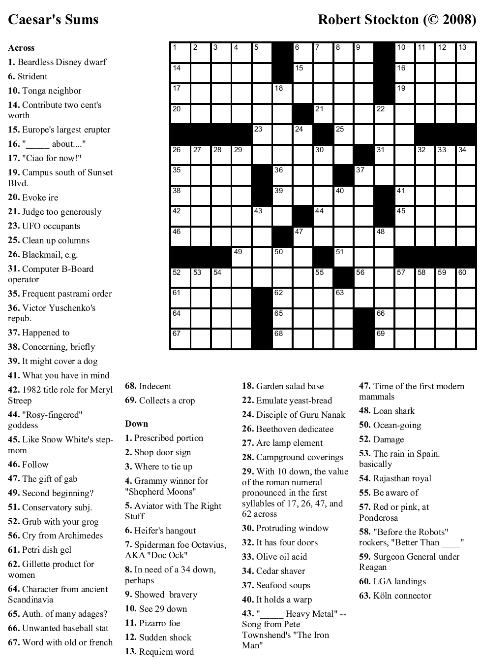 New York Times Crossword Printable Free Free Printable