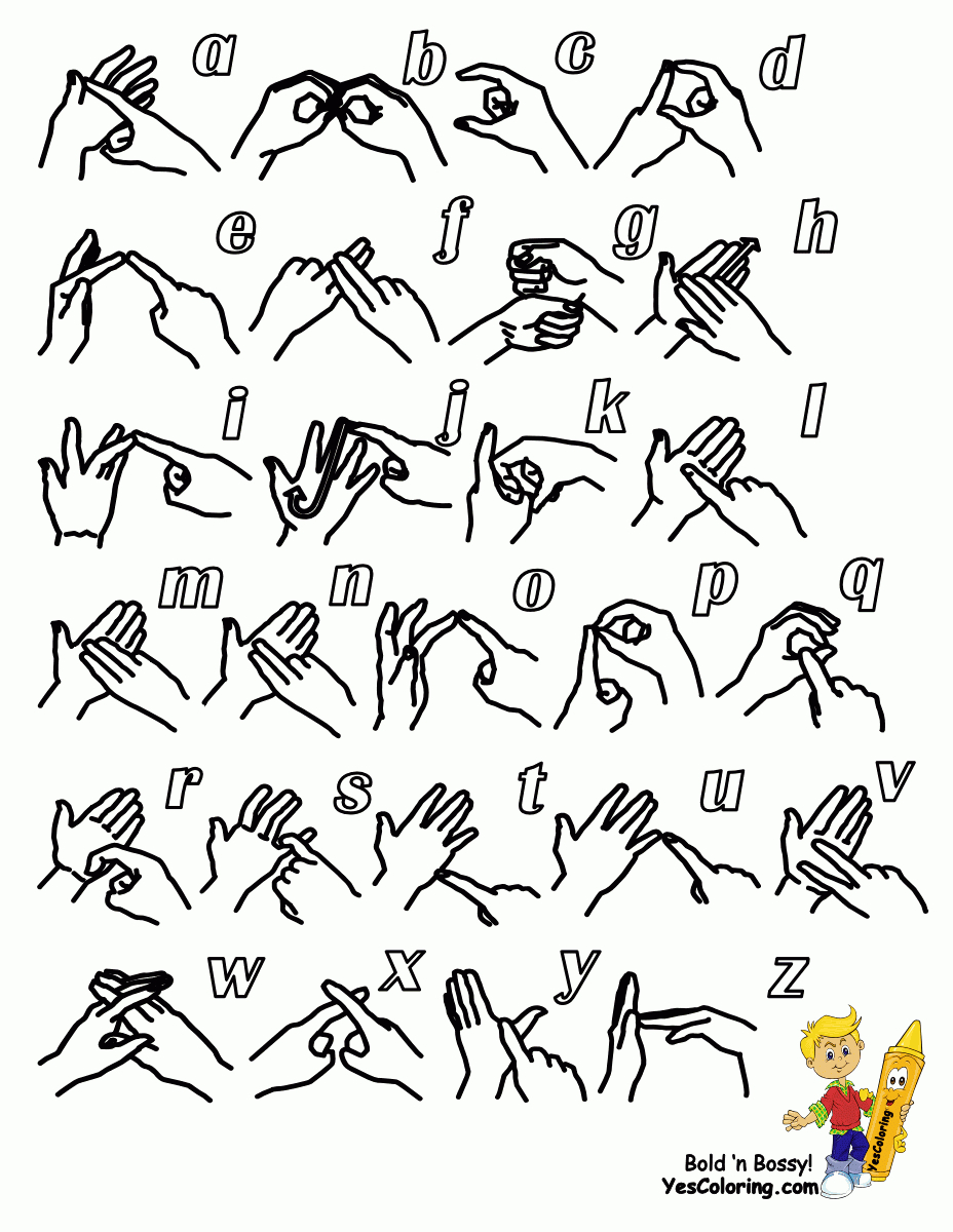 Big Boss British Sign Language | Bsl | Free Sign Language | Alphabets - Free Printable Sign Language Dictionary