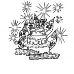 Birthday Coloring Cards Free Printable   Free Printable Birthday Cards To Color
