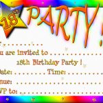 Birthday Invitation Card Maker Free Printable — Birthday Invitation   Invitation Creator Free Printable