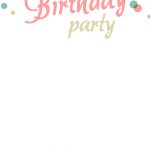 Birthday Party Dots   Free Printable Birthday Invitation Template   Free Printable Birthday Invitations