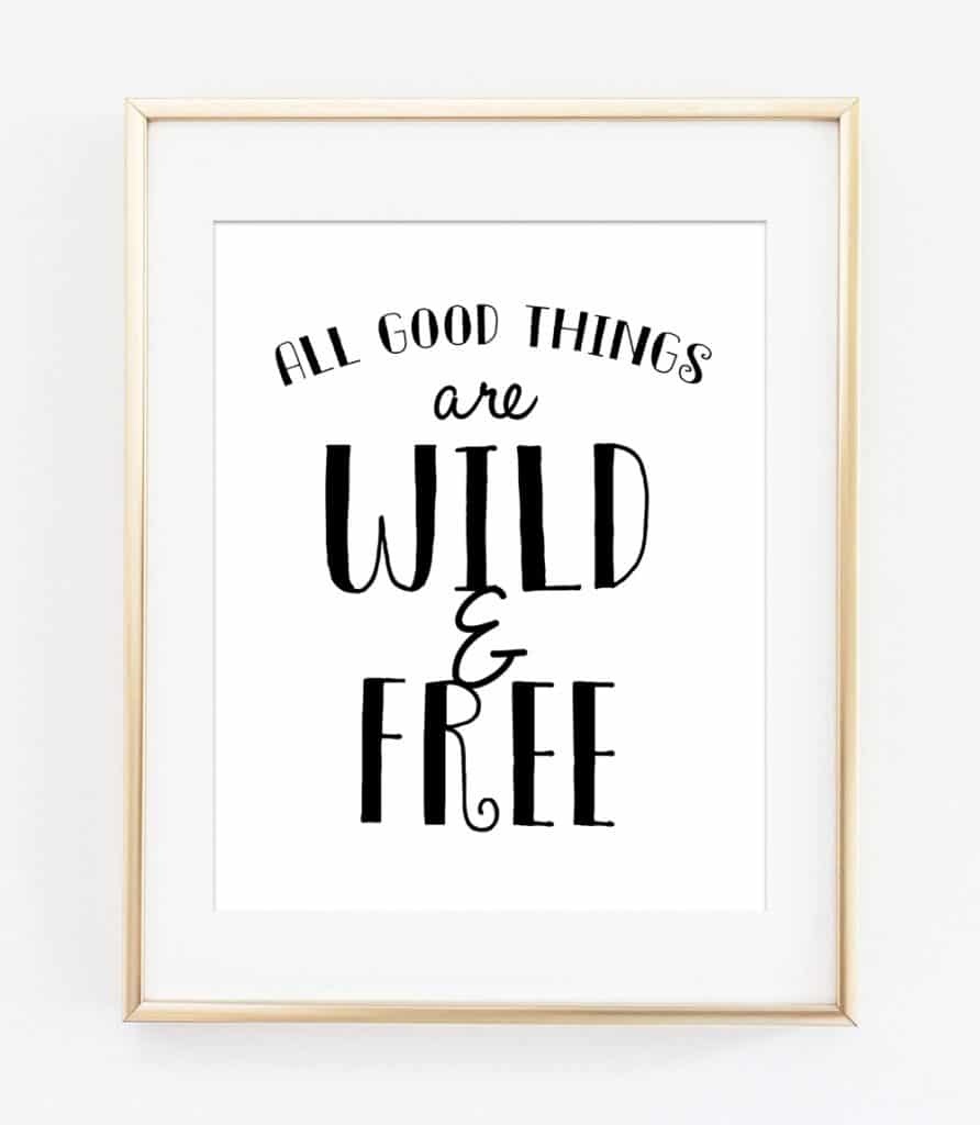 Black And White Free Printable Wall Art - Free Printable Artwork