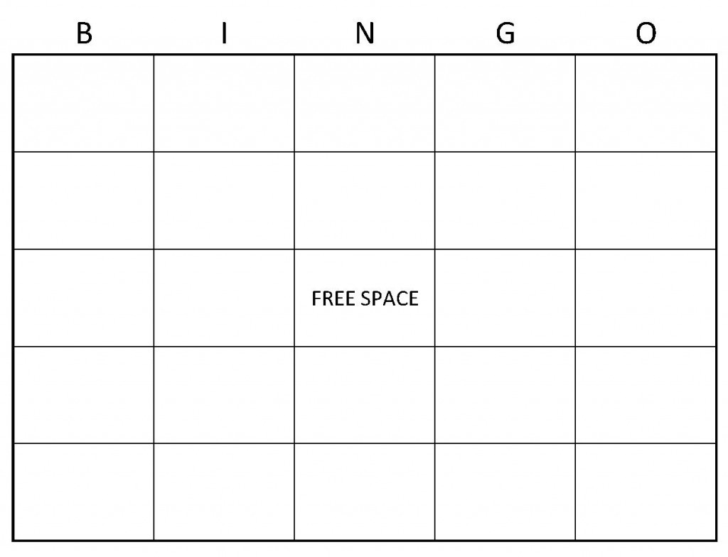Blank Bingo Cards | Blank Bingo Card Template - Free Printable Blank Bingo Cards For Teachers