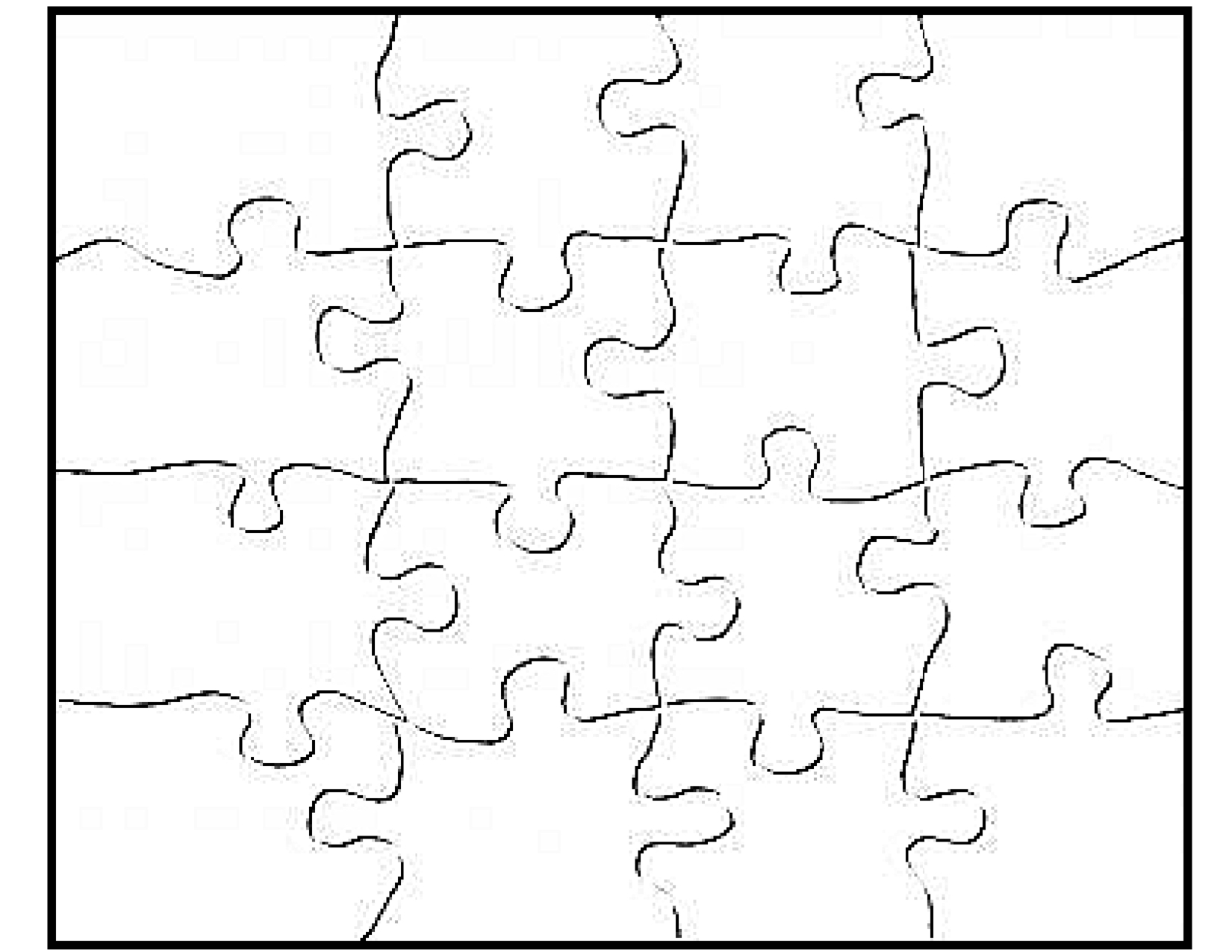 Blank Jigsaw Puzzle Pieces Template | Templates | Puzzle Piece - Free Printable Blank Jigsaw Puzzle Pieces