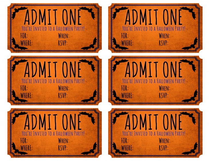 Free Printable Admission Ticket Template