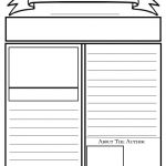 Blank Newspaper Template For Kids Printable | Homework Help   Free Printable Homework Templates