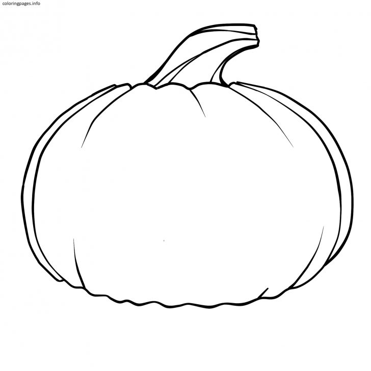 Blank Pumpkin Coloring Pages | Free Printable | Pumpkin Coloring ...
