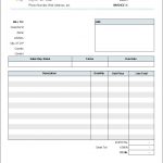 Blank Service Invoice Blankinvoice Free Invoice Templet | Documents   Free Printable Invoice Template Excel