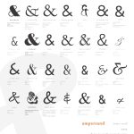 Brent Hanson: Ampersand Poster | Type | Ampersand Tattoo, Poster   Free Printable Ampersand Symbol