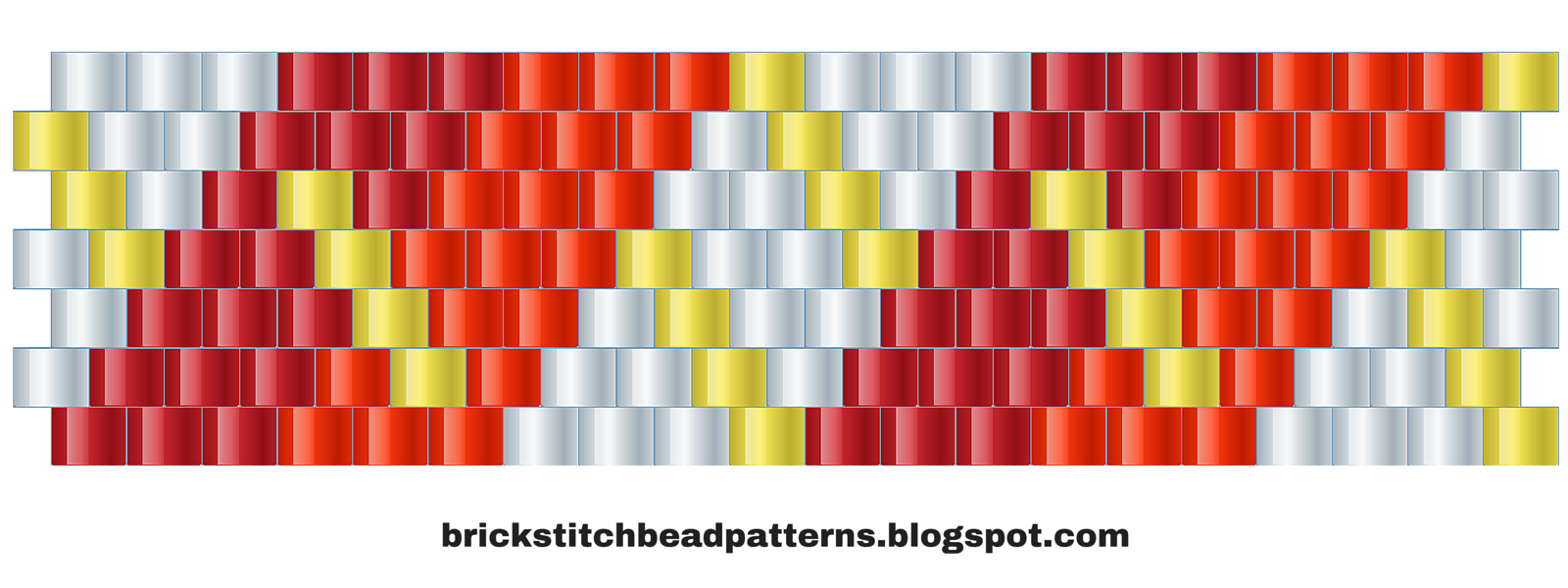 Brick Stitch Bead Patterns Journal: #10 Free Brick Stitch Pony Bead - Pony Bead Patterns Free Printable
