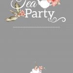 Bridal Shower Tea Party   Free Printable Bridal Shower Invitation   Free Printable Kitchen Tea Invitation Templates