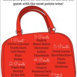 Bridal Shower What's In Your Purse Game (Plus A Free Printable) | A   Free Printable What's In Your Purse Game
