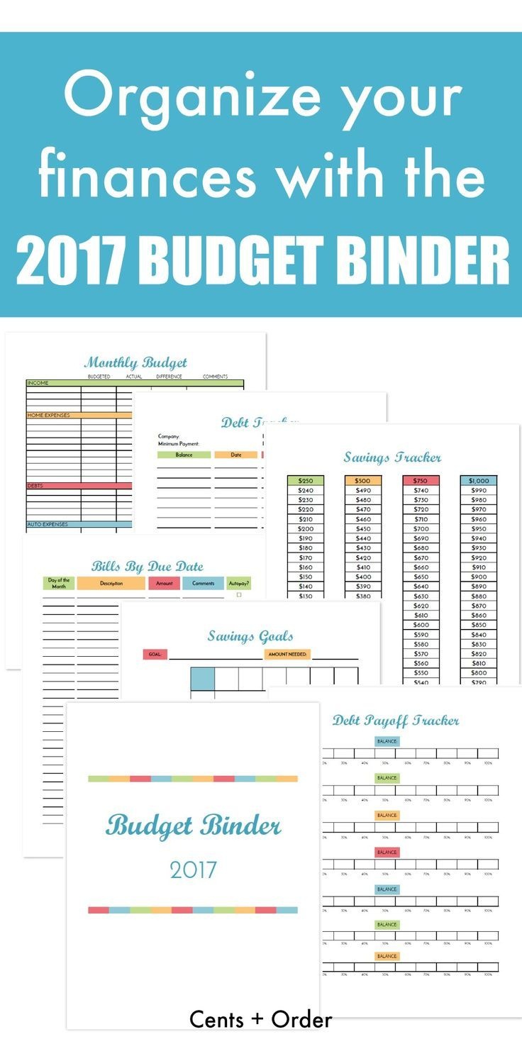 Budget Binder Printable: How To Organize Your Finances | Best Money - Budget Binder Printables 2017 Free