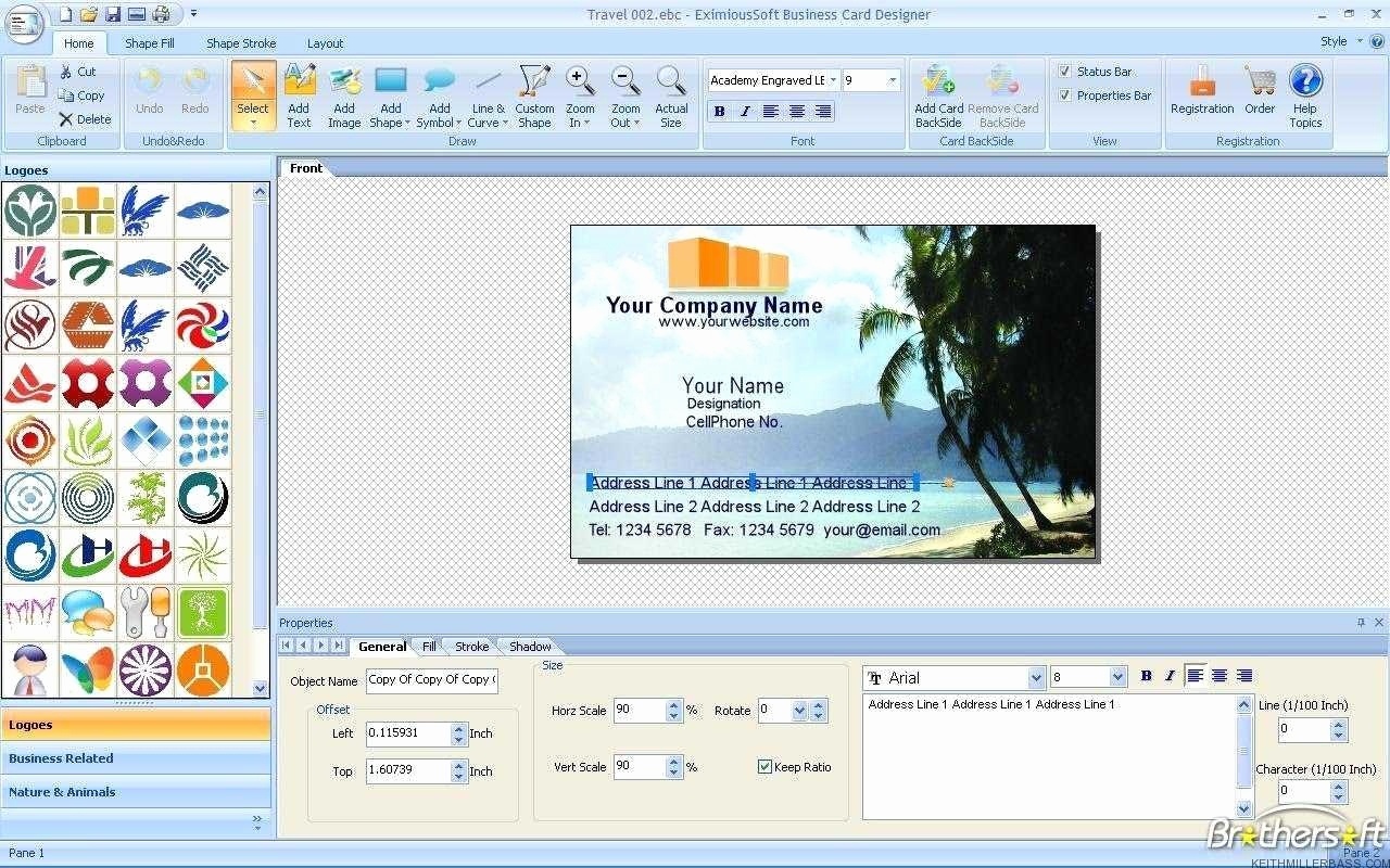 Business Card Maker Printable Unique Free Printable Business Card - Free Card Creator Printable
