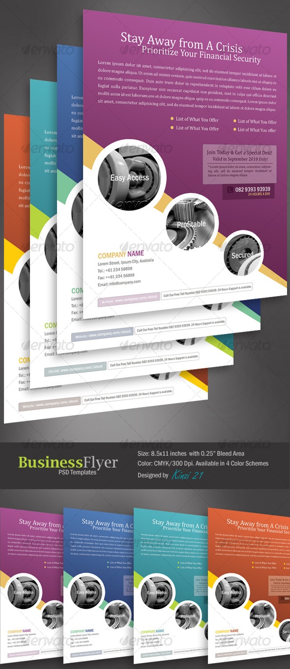 Business Flyer Templates From Graphicriver - Business Flyer Templates Free Printable